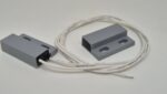 Sensor magnetico NC gris con cable para puerta (conjunto detector+iman)