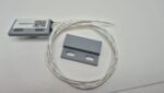 Sensor magnetico NC gris con cable para puerta (conjunto detector+iman)